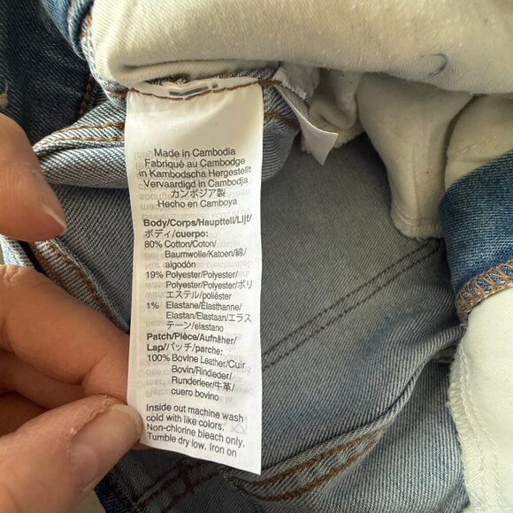 Women's 28 Madewell 10" High-Rise Skinny Crop Jeans Light Wash Distressing - Picture 7 of 10